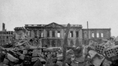 Le Muséum d'Histoire Naturelle du Havre après les bombardements de septembre 1944