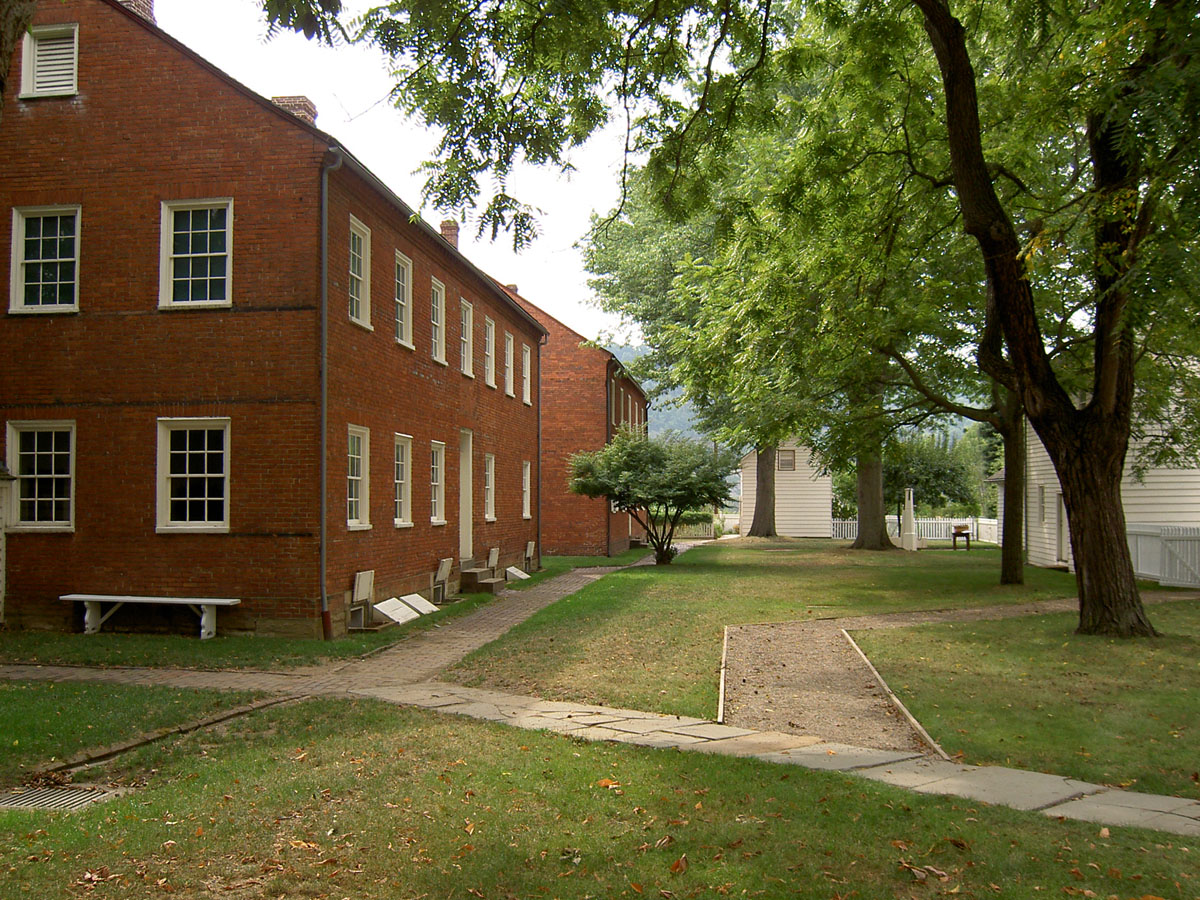 Old Economy Village industrial quarter, photograph by Ritsert Rinsma