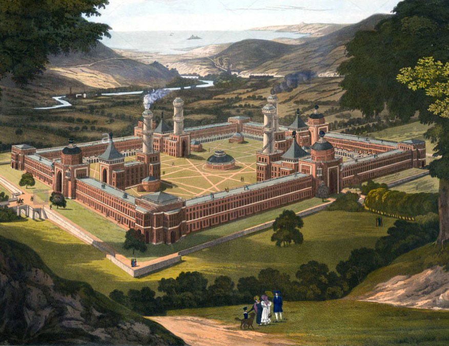 The ladies of the Philanthropist, by Charles-Alexandre Lesueur